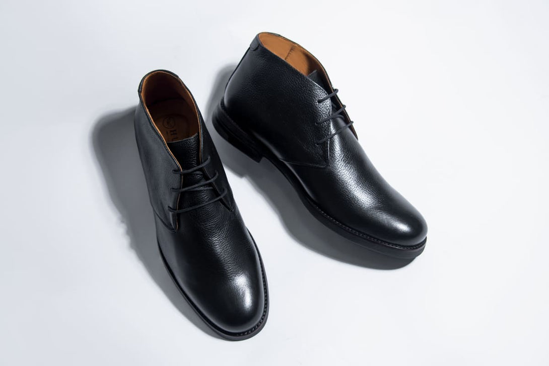 Bota Masculina Couro Chukka Santiago Preta 4