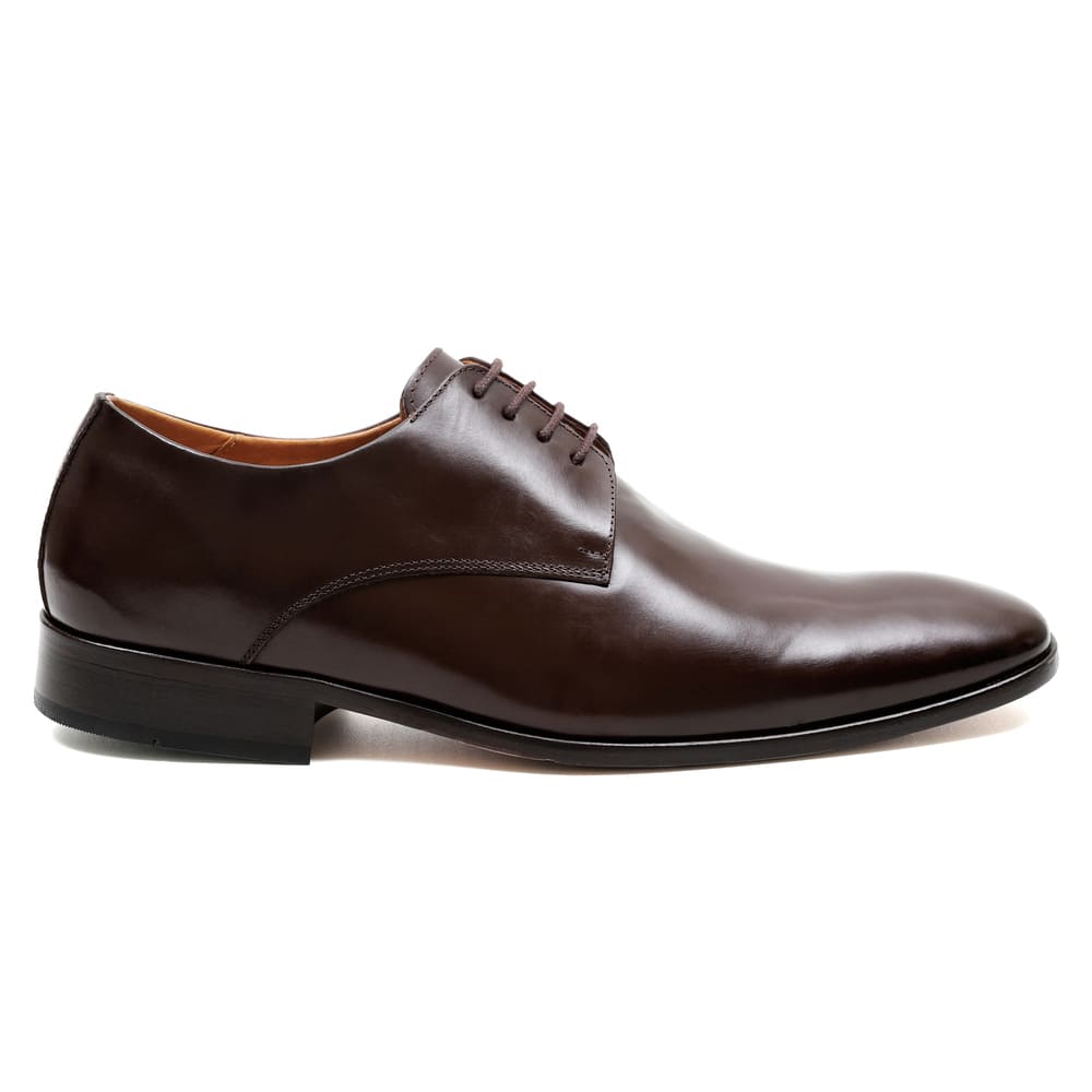 Sapato Social Masculino Derby Solado Couro Roma Chocolate 2