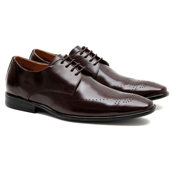 Sapato Social Masculino Oxford Bristol Chocolate
